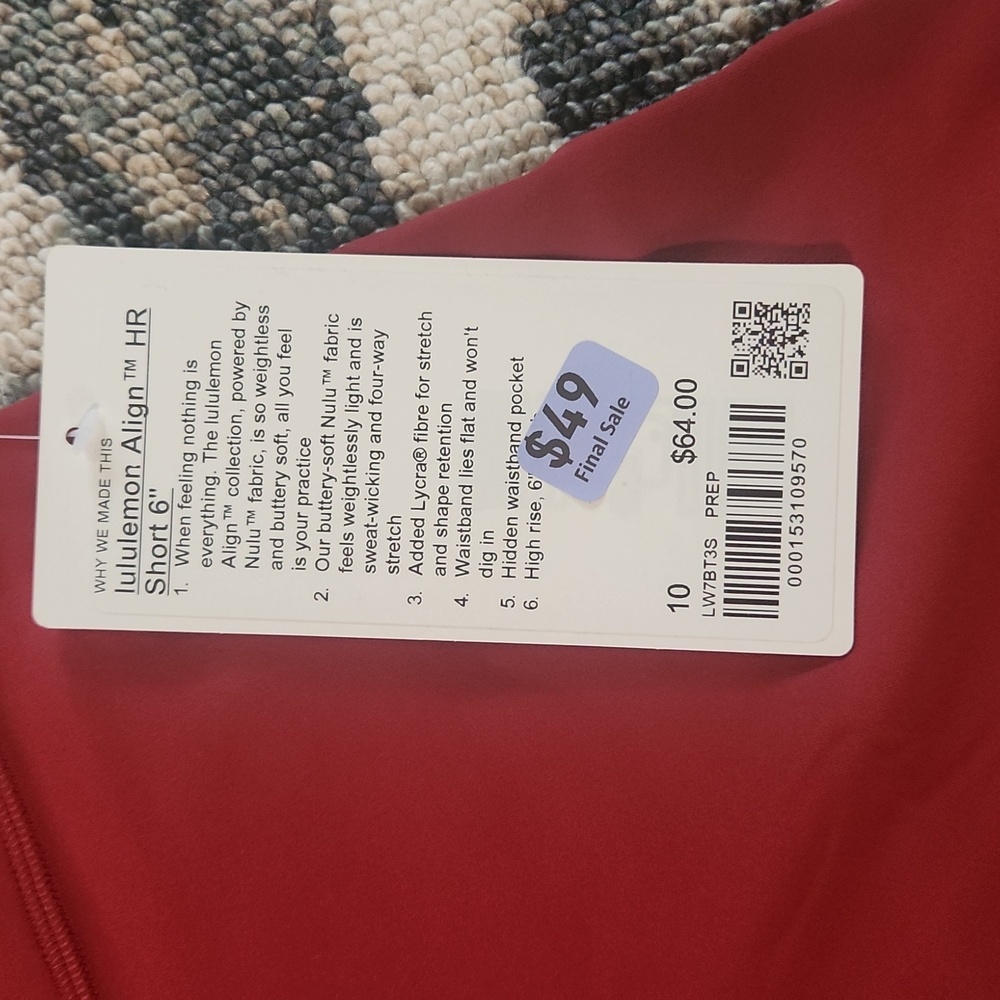 Lululemon Align Short 6" NWT - Picture 2 of 4
